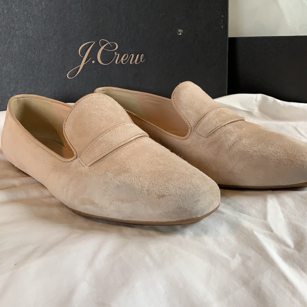 JCrew Georgie Suede Penny Loafers 7.5